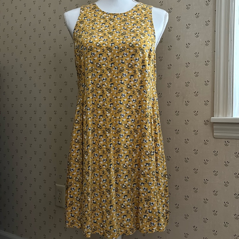 Women’s Yellow Floral Dress